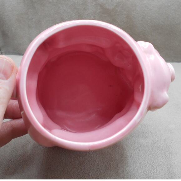 Papel Freelance 3D Little Pigs Stacked Coffee Mug Cup Pigtail Handle Vintage - Picture 7 of 8